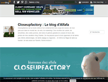 Tablet Screenshot of closeupfactory.com